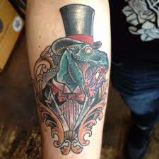Trex With A Top Hat Why Not T Rex Tattoo Tattoos Tattoos For Women Small