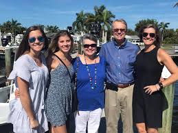 Hit the parent lottery with Chuck and Marilyn... so enjoying time with them  and my girls in the sunshine.