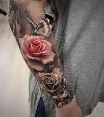 Search Inspiration For A Realistic Tattoo Sleeve Tattoos For Women Rose And Butterfly Tattoo Pink Tattoo