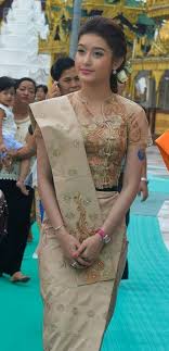 About 70 percent of the population is descended from the myanmar, also pronounced as mranma, burmese or bama. In Myanmar Society A Husband And Wife Can Announce Their Marriage Simply By Letting Peop Myanmar Clothes Myanmar Traditional Dress Traditional Dresses Designs