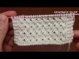 Kolay Orgu Modeli Yapilisi New Easy Knitting Pattern Youtube Orgu Modelleri Baby Knitting Patterns Tig Isleri