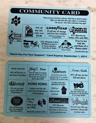 Fundraising Cards This Community Card Provides Many Discounts And Coupons For The People Fundraising Cards Successful Fundraisers Fundraising Discount Cards