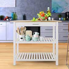 Maybe you would like to learn more about one of these? Casual Home Kitchen Island Bar Station With Hardwood Counter And Storage White Walmart Com Walmart Com