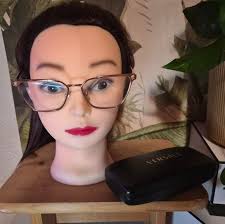 Versace Eyeglasses with Gold Frame