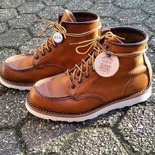 Get great deals on ebay! Custom Resoled This Red Wing 875 Moc Toe With A Leather Midsole Double Stitching Vibram Morflex Sole R Red Wing Boots Sneakers Men Fashion Mens Leather Boots