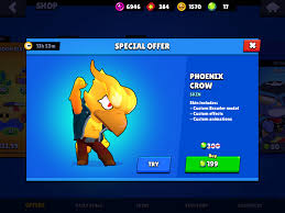 After this step you get money for your brawl stars account instantly. A I On Twitter How Tempting If Only I Had The Gems Crow Gets All The Cool Skins Brawlstars