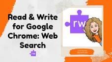 Read & Write for Google Chrome: Web Search - YouTube
