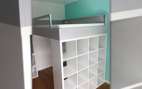 Hochbett Aus Kallax Regalen Plattenzuschnitt24 De Blog Kallax Regal Regal Kallax