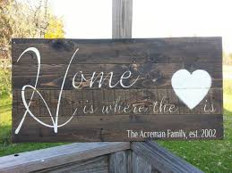 Family Est Sign Home Is Where The Heart Is Family Established Sign Reclaimed Wood Sign Established Family Signs Rustic Wood Signs Personalized Signs Family