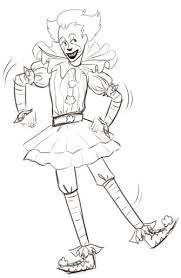 Free pennywise coloring pages printable for kids and adults. How To Draw Pennywise Full Body How To Images Collection