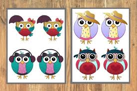 Then, you can cut them out. Owl Memory Game Printable Life Is Sweeter By Design