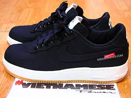 The swoosh will be split in. Supreme X Nike Air Force 1 Low Sole Collector