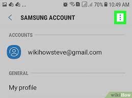 Go to settings > accounts and back ups > accounts > click on the 3 dots on the right hand side and click remove account. Auf Einem Samsung Galaxy Einen Samsung Account Loschen 10 Schritte Mit Bildern Wikihow