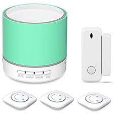 4 inches large lcd screen with eye easy catch blue number display, time and clock display are easy to read at a glance. Amazon Com Toddler Door Alarm For Kids Safety Child Door Motion Sensor Kit Monitor For Infant Bedroom Safety Wireless Vibration Detector 14 Ringtones 3 Levels Volume Led Indicator Baby