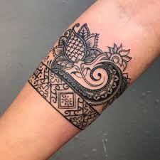 Batik Armband Balinese Ornament Design By Aidovich88 Tattoo For Traveller Myfriendcassie Aidovich88 Pattern Tattoo Polynesian Tattoo Tattoo Pattern