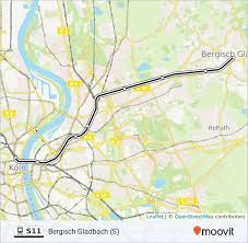 Entfernung von k?ln nach d?sseldorf. S11 Route Fahrplane Haltestellen Karten Bergisch Gladbach S