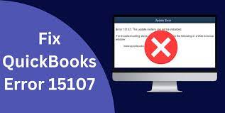QuickBooks Error 15107 (When Installing the Latest Update)