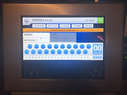 The closer you get your ball to the centre or 'bullseye' and the further the distance, the more points earned. Topgolf Score Card Beginning Travel With Grant
