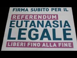 Il referendum vuole abrogare parzialmente la norma penale che impedisce l'introduzione dell'eutanasia legale in italia. Eutanasia Legale Continua La Raccolta Firme Per Il Referendum Youtube