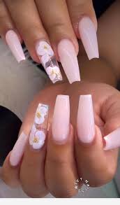 The pink and white nail look is one of the most popular acrylic nail color combinations. 65 Beautiful Acrylic Nails Coffin Design Ideas For Any Women 6 Telorecipe212 Com Ballerina Acrylic Nails Summer Acrylic Nails Cute Nail Art Designs