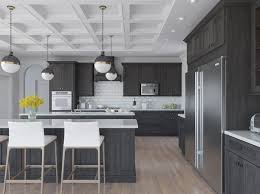 grey kitchen cabinets