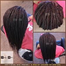 Braiding has been used to style and ornament human and animal hair for thousands of years in many different cultures around the world. Individual Box Braids A Mix Of Color 33 And Color 99j Box Braids Styling Hair Styles Natural Hair Styles