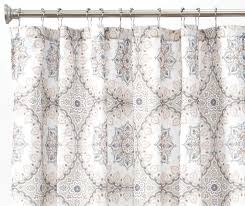 Aprima Darma Tan White Medallion Fabric Shower Curtain Big Lots Fabric Shower Curtains Curtains Tan Shower Curtain