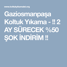 gaziosmanpasa koltuk yikama 2 ay surecek 50 sok indirim koltuklar