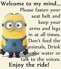Welcome To My Mind Funny Minion Memes Funny Minion Quotes Minion Jokes