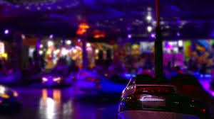 Here you can race with bumper cars! Ride Bumper Car Racetrack Fun Ride Bumper Cars Amusement Park Video By C Overcrew Stock Footage 177705606