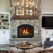 $889.77 (14 new offers) natural glo large gas fireplace logs | 10 piece set of ceramic wood logs. Trend Watch Soft Lines Gas Fireplace Ideas Living Rooms Corner Gas Fireplace Cottage Fireplace
