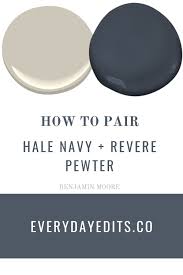 Please choose your preferred color matching algorithm above. How To Pair Hale Navy Revere Pewter Paint Everyday Edits