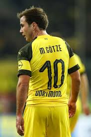 Mario Goetze Of Borussia Dortmund Looks On During The Bundesliga Borussia Dortmund Mario Gotze Dortmund
