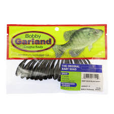 Bobby Garland 2 Baby Shad Fishing Lure Black Night 18 Count Bs297 Walmart Com
