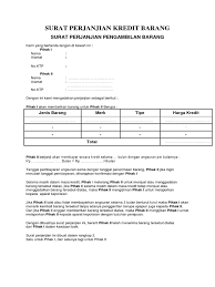 Flexible raten, fairer zinssatz und schnelle auszahlung. Surat Perjanjian Kredit Barang