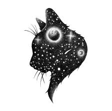 Black And White Cat Tattoo Ideas By Thiago Bianchini Black Cat Tattoos Cat Space Tattoo Cat Tattoo