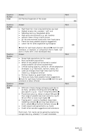 Questions, by a panel of subject teachers. Global Challenges Mark Scheme June 2010
