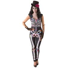 Der «día de los muertos» ist eine der wichtigsten feierlichkeiten in mexiko, in fröhlicher atmosphäre wird der verstorbenen gedacht. Jumpsuit Tag Der Toten Online Kaufen Buttinette Karneval Shop