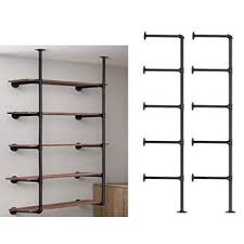 Hand forged metal corbels and brackets for countertops. Pynsseu Industrial Iron Pipe Shelf Wall Mount Farmhouse Diy Open Bookshelf Pipe Shelves For Kitchen Bathroom Bookcases Living Room