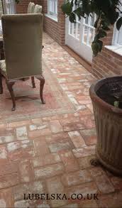 Our Warm Lubelska Brick Floor Finished With A Wash Brick Tiles Brick Flooring Reclaimed Brick