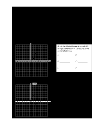 Label the coordinates of the vertices. Dilations Translations Worksheet Answer Key Fill Online Printable Fillable Blank Pdffiller