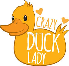 Crazy Duck Lady Sticker By Jazzydevil In 2021 Duck Drawing Cute Canvas Paintings Cute Canvas