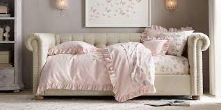 To add a bit of soft color we used benjamin moore's 'pink bliss' paint and love how it turned out. Chesterfield Daybed Collection Rh Baby Child