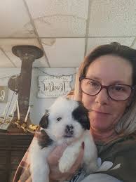 Me and my baby Marla! My first shih tzu!