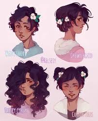 Ready to ship in 1 business day. Pin By R K Baader On Eberron Art Short Hair Drawing Curly Hair Drawing Anime Curly Hair