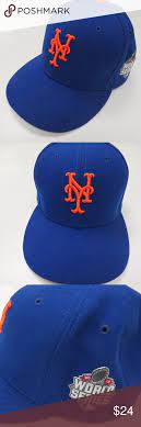 Official 2015 Mlb World Series New York Mets Hat New Era 2015 World Series New York Mets Baseball Cap Fit Mlb World Series New York Mets New York Mets Baseball