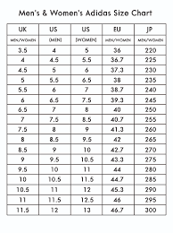 Adidas Shoes Size Chart