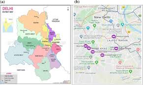 Map of delhi provides detailed map of delhi with facts and information on delhi. A Map Of Delhi B Map Of Sdmc Area Google Maps Download Scientific Diagram