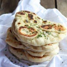 Looking For A Delicious Easy Alternative To Everyday Bread Try This Simple Homemade Naan Find This Recipe And More Half Baked Harvest Recipes Stuffed Peppers