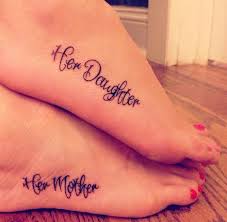 Her daughter, her mother is a such a simple, yet effective design to have. 66 Amazing Mother Daughter Tattoos Stayglam